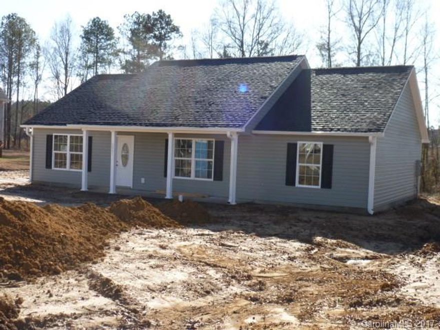 New Construction! Come make this 3BR, 2BA, all vinyl home yours, start with everything fresh and new. Nice large LR, kitchen/dining combo, all stainless steel  appliances include Smooth top stove, microwave, dishwasher, refrigerator, disposal. Large front porch, and 12x12 patio on back.