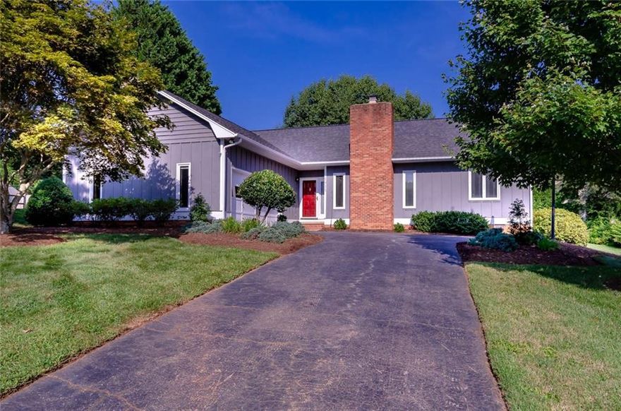 Ready to move into! Freshly painted interior in this Sandy Pines home. Great room with wood-burning, stone fireplace & built-in speakers. Vaulted ceiling with beams. Split bedrooms, large master with walk-in closets. Yard has been professionally landscaped & has partial irrigation. Deck has window box planters, built-in speakers & a small fenced-in area.