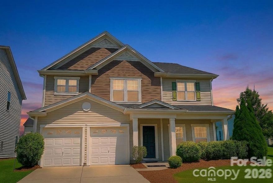 Beautiful Spacious 4 Bedroom Home with Office and Loft in Prime Location!

Welcome to this spacious 4 bedroom, 2.5 bath home perfectly situated in a quiet cul-de-sac. Step inside to an inviting open floor plan filled with natural light. The large kitchen offers abundant cabinets, ample counter space, and a seamless flow into the dining and living areas. A dedicated downstairs office provides the ideal space for working from home or a private study.

Upstairs, retreat to the huge primary suite featuring a large walk-in closet and updated flooring. Three additional bedrooms and a spacious loft area provide flexibility for family, guests, hobbies, or recreation. A convenient 2-car garage adds storage and functionality.

Enjoy the fenced-in backyard — perfect for pets, play, or gardening. The home is within walking distance of the neighborhood clubhouse and pool, offering the perfect blend of comfort and convenience.

Located near the highly sought-after Highland Creek community, this home is minutes from Harris Teeter, Publix, ALDI, and the Shoppes at Highland Creek with restaurants, shops, and services. Residents enjoy access to community pools, clubhouse, tennis, golf, and parks, all with quick access to I-485 and nearby conveniences., all with quick access to I-485 and nearby conveniences.

This home truly has it all: space, location, and thoughtful updates — ready for its next owner to move right in!