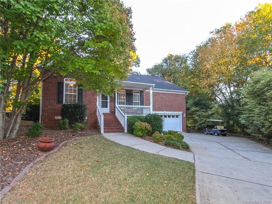 Large & private cul-du-sac lot overlooking golf course! Custom closet & gorgeous upgraded bath with XL shower & tub in Master BR. Updated kitchen with granite, breakfast bar, SS appliances & gas stove. 2 bedrooms, laundry, dining & vaulted great room with fireplace & built-ins, full bath, & large screened-in porch complete 1st level. Upstairs has large bedroom w/attached full bath, loft, & huge bonus/5th BR. Ample closet space and storage. Attached 2-car garage. Fenced yard w/ fire pit & patio.