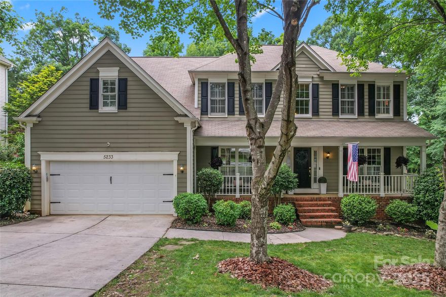 Welcome Home! Nestled in the sought-after Highland Creek neighborhood, this spacious 3,000+ sq. ft. home offers 4 generously sized bedrooms plus a large bonus room that can easily serve as a 5th bedroom. The expansive family room w/wood-burning fireplace provides space for everyone! The floor plan boasts not only a formal living room &  dining room, but an amazing office space too! Enjoy peaceful mornings on the charming front porch and relaxing evenings on the rear screened porch with an adjacent deck—perfect for entertaining. The fenced backyard offers privacy & space for play or gardening. Inside, the home features ample living space & storage, ready for your personal touch. This home is a true blank canvas representing a rare opportunity to invest & customize to your heart's desire. Enjoy all of Highland Creek’s top-tier amenities including pools, trails, parks, tennis courts & a championship golf course. A fantastic value for savvy buyers wanting location, space, and potential!