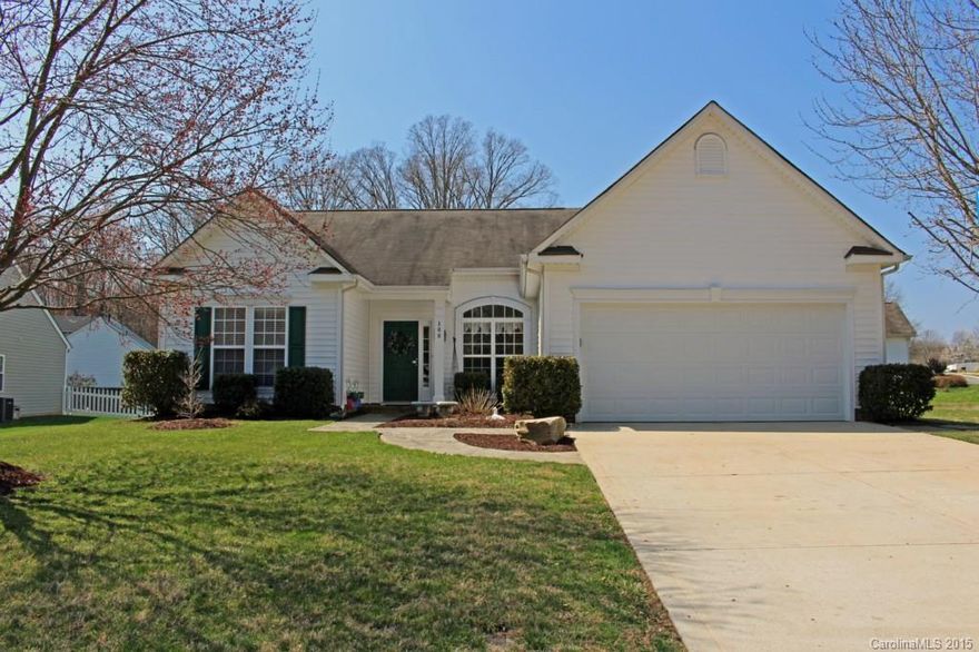 Beautifully upgraded & meticulously kept home is move-in ready! 10' ceilings, hardwood floors, extensive crown molding & open floor plan create an elegant feel. The open kitchen was updated with: Corian counters, tile backsplash, appliances, sink & faucet. Master bath updated. Other updates include: ceramic tile floors in baths & laundry, carpet in BRs, light fixtures, windows. Enjoy outdoor living on the spacious stone patio w/built-in gas grill & pergola. 2 Fridges & Wash/Dry remain.