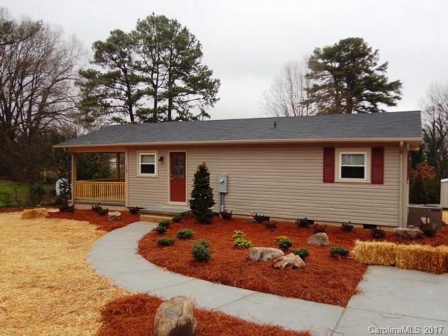 Quaint and cozy RANCH home in Mooresville! Floor plan has open Living and Dining areas with carpet, Kitchen with granite counters, tile floor and newer black appliances, 2 Bedrooms that share a Full Bath and Laundry with Washer/Dryer.  Enjoy the 14 x 16 Deck with steps to backyard, Storage Shed and the 12 x 23 Covered Porch with ceiling fan. Grill may be used on Deck only. Tenant is responsible for all utilities & LAWN MAINTENANCE IS INCLUDED! No Smoking & No Pets are allowed. AVAILABLE NOW!