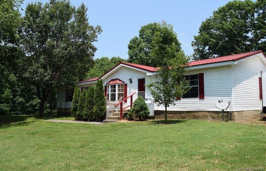 Almost 10 acres of Rolling Acres. Enjoy views and 400+ ft of Hunting Creek. It seems as though you are deep in the mountains! Beautiful woods, streams, & Creek. Home has metal roof (2014), new HVAC (2016), new carpet, & tile counter tops. Land has perked spots for homes, 3 RV sites (wired & water), meter for new barn. Irrigation system for watering from stream. See photos for details. Must see to appreciate this property. No access unless with an agent please!