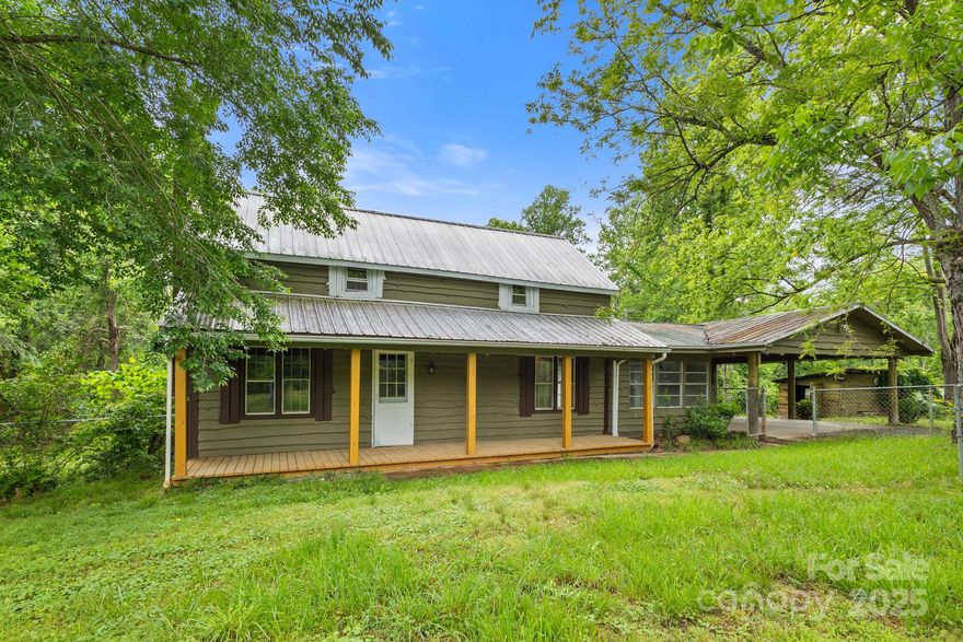 Discover the perfect blend of historic charm at 2235 NC Highway 126. This 1,412-square-foot farmhouse, originally built in 1906, sits on more than 1.8 acres and offers a peaceful rural setting with easy access to Lake James and the Linville Gorge. This 1.5-story home features two bedrooms and a full bathroom on the main level, along with a spacious loft bedroom upstairs. The bathroom has been tastefully updated and features a large walk-in shower. Recent structural and mechanical improvements ensure lasting value and comfort, including crawlspace encapsulation, added concrete piers with poured concrete footers, and a new upgraded electrical service to support the recently installed heat pump and mini-split system. The front porch has also been rebuilt, offering a welcoming space to relax. The property includes a spacious workshop, as well as ample room to garden or entertain. This is a rare opportunity to own a slice of Western North Carolina history. Schedule your showing today!