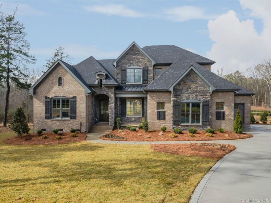 New home with many upgrades and custom features.  Open floor plan creates an expansive Great Room of continuous space that includes a Chef's Kitchen, Breakfast Bar and Morning Room. Master Retreat on the main level including his and her private closets, soaking tube and shower.  Screened Porch with gas fireplace is accessible from the Great Room, Morning Room as well as the Master Retreat. Bonus Room (16' x 20') with beamed ceiling. Unfinished walk-in Attic Space offers excellent storage area.