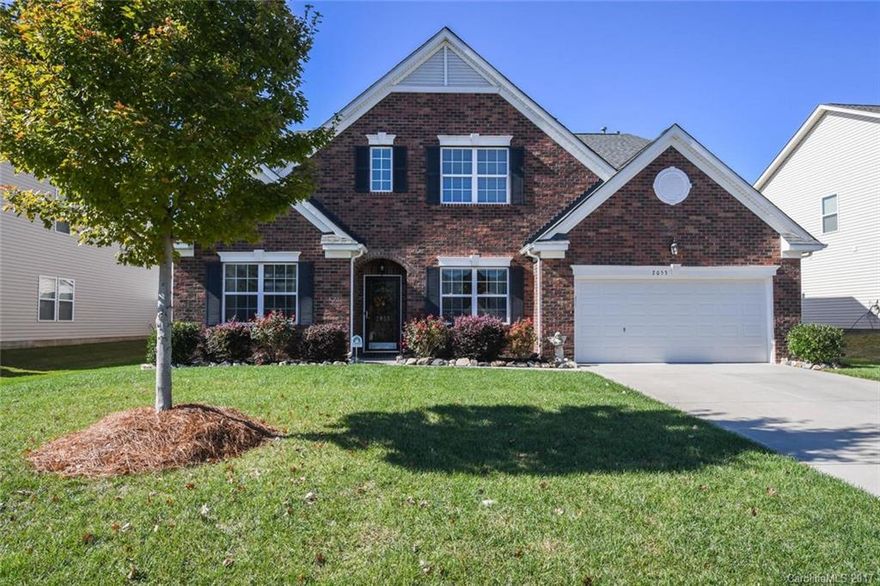 SO MANY CUSTOM UPGRADES! This beautiful 4 BR 2.0 BA home is located in the sought after Silver Run community. Home features first floor master, formal dining room, hardwoods, gas log fireplace and sunroom. Kitchen has granite counter, stainless appliances and center island breakfast bar. Second floor bonus can be office, bedroom or media. Terraced fenced backyard has custom shed and large paver patio nicely landscaped for entertaining. Close to dining/shopping and a short commute to Charlotte.