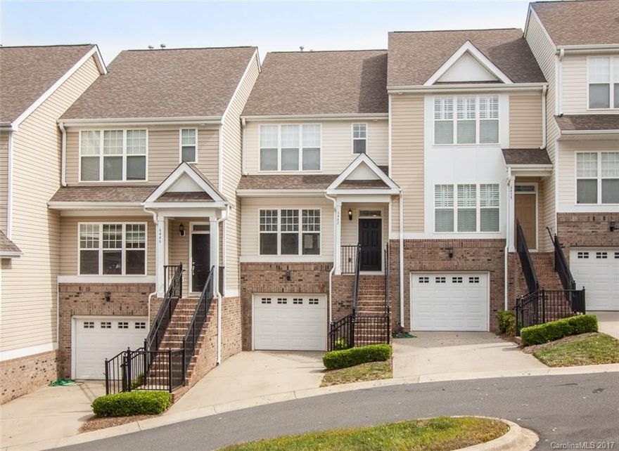 Impeccable 3 bed 2-1/2 bath townhouse with oversized one car garage. Fresh neutral paint and new carpet throughout. Updated fixtures, Large lower level bonus room perfect for office or secondary den. Outdoor space includes a deck and patio. Highland Creek amenities include walking trails, golf course, fitness center, multiple pools, tennis and basketball courts- miles of sidewalks and beautiful landscaping. Close to multiple dining and shopping options, easy access to 485. Wired for google fiber