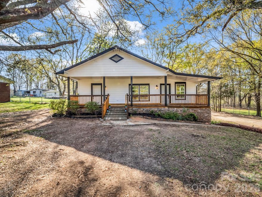 Freshly remodeled and move-in ready, this 3-bedroom, 2-bath home in Mooresboro shines with updates that matter most. Inside, enjoy all-new shaker cabinets, stainless steel appliances, low-maintenance vinyl plank flooring, and modern finishes that create a bright, inviting feel. Spacious rooms are filled with natural light, and the mudroom/laundry room offers a second entrance plus extra storage. With a new roof, HVAC system, and windows, the big-ticket items are already handled, giving you peace of mind from day one. Just 2 minutes from Highway 74 and about an hour from Charlotte, Asheville, and Greenville, this home offers the charm of small-town living with easy access to big-city amenities.