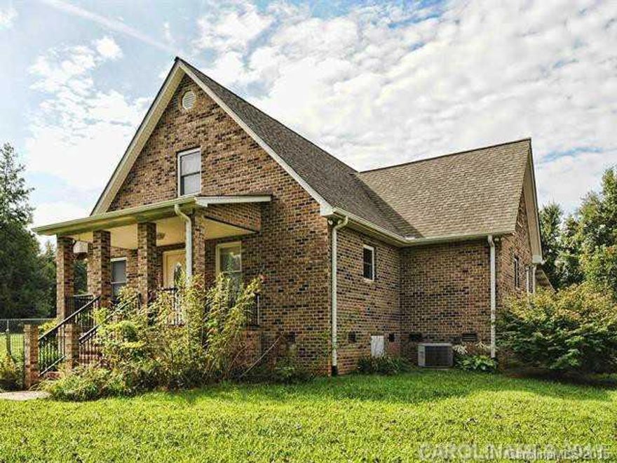 Beautiful custom built 3 bedroom, 2.5 bath home situated on over 16 acres with a very private setting.  Granite countertops in kitchen and hardwood floors throughout. Master bedroom is located on the main level with cedar-lined master closet. In addition to the home, a separate 6000 sq ft building is located on the property - perfect for a small business that requires land and housing such as horse farm, race shop, etc. This unique property is a must see! PRICE IS FIRM