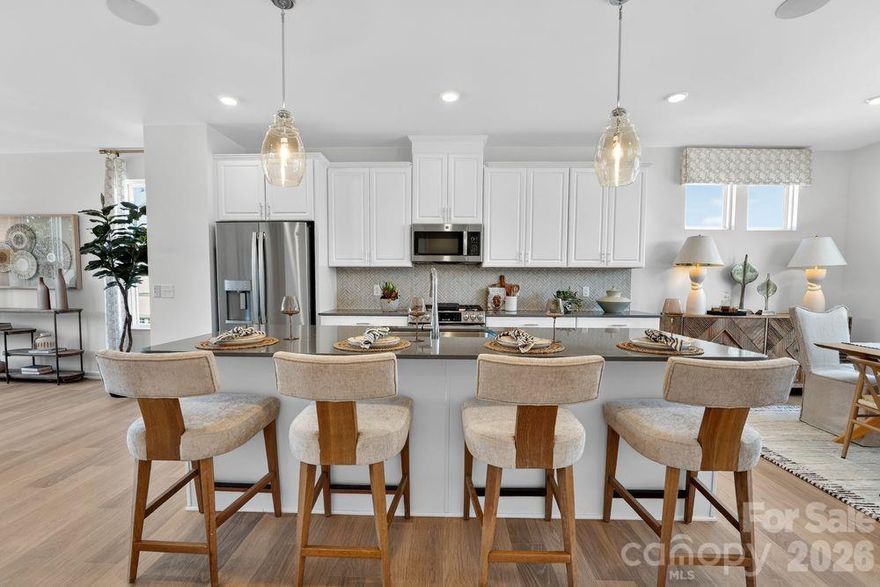 What's Special: North Facing Patio | 3-Story | Flex Room | Popular Plan | No Rear Neighbors.
New Construction - Ready Now! Built by America's Most Trusted Homebuilder. Welcome to the Breckenridge at 565 Silver Star Boulevard in Indian Trail Townhomes. This beautiful new three-story townhome offers the space and flexibility you’ve been looking for. Step inside through the main entrance or the two-car garage and discover a welcoming foyer that leads to a versatile flex space, perfect for a home office or hobby area. Upstairs, the main level shines with an open-concept design featuring a spacious great room with a deck, a bright kitchen with a large center island, and a casual dining area ideal for everyday meals or entertaining. A convenient powder room completes this level. On the third floor, you’ll find three bedrooms, including a deluxe primary suite with a private bath, plus a secondary bath and laundry room for easy living. Life at Indian Trail Townhomes means comfort and convenience in a vibrant location. Enjoy quick access to US-74 and I-485, top-rated Union County Public Schools, and endless shopping, dining, and entertainment in nearby Indian Trail and Matthews. Outdoor lovers will appreciate Chestnut Square Park and Colonel Francis Beatty Park just minutes away. You’ll also be close to major employers, Atrium Health Union West, and everyday essentials. Additional Highlights Include: Ledge at primary shower. Photos are for representative purposes only. MLS#4324919