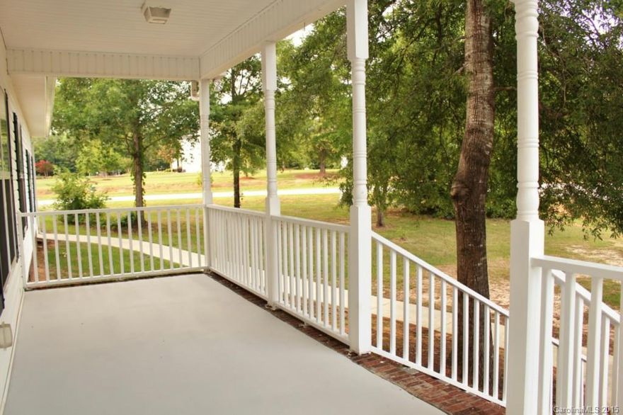 PRIVACY ABOUNDS on This Sprawling 1.5 Story Home on 1.27 Private Acres! Sip Tea & Watch the Wildlife from this Expansive Freshly Stained Rocking Chair Front Porch. Large Kitch w/Ceramic Flrs-Gleaming Hardwoods in Formal Liv Rm-Dining & Great Rm w/Vaulted Ceils-All New Carpet & Fresh Paint- Huge Master Suite w/ Trey Ceilings- Master Bth w/Dual Vanities-Sep Stall Shower & Jacuzzi Tub-New Ceiling Fans-Ginormous Finished Garage w/Epoxy Flrs & Storage-Finished 2nd Flr Bonus w/Half Bth-Clover Schools!