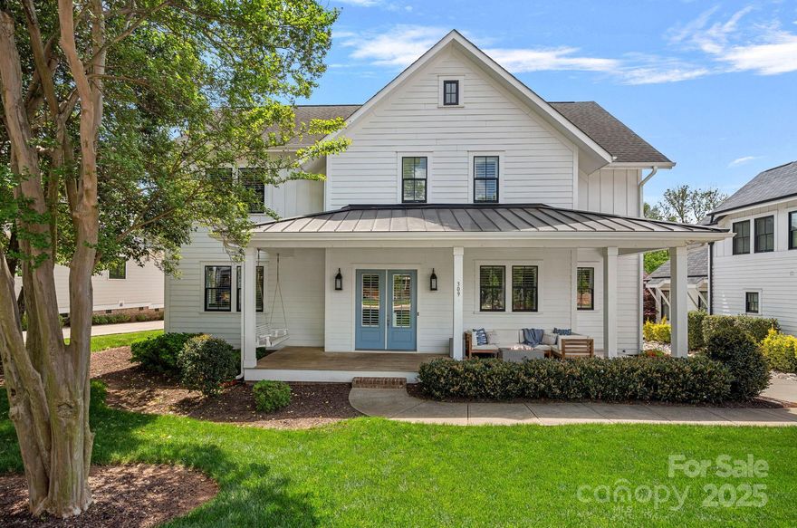 Life in Davidson just got even sweeter! Welcome to 309 Catawba Ave, a stunning 4-bedroom, 3.5-bath residence perfectly positioned on a sprawling half-acre lot. Imagine sun-drenched afternoons by your private pool, with endless space in the lush yard for games, gardening, or simply unwinding. Built in 2016 and meticulously maintained, this home boasts beautiful designer touches and hardwoods throughout. Enjoy the convenience of being in close proximity to charming local shops, diverse restaurants, excellent schools, the esteemed Davidson College, and easy access to I-77. The convenience of a detached 2-car garage and a handy storage shed add to the appeal. With room to play, grow, and easily connect to everything Davidson has to offer, this is more than a house – it's a lifestyle waiting to be embraced.