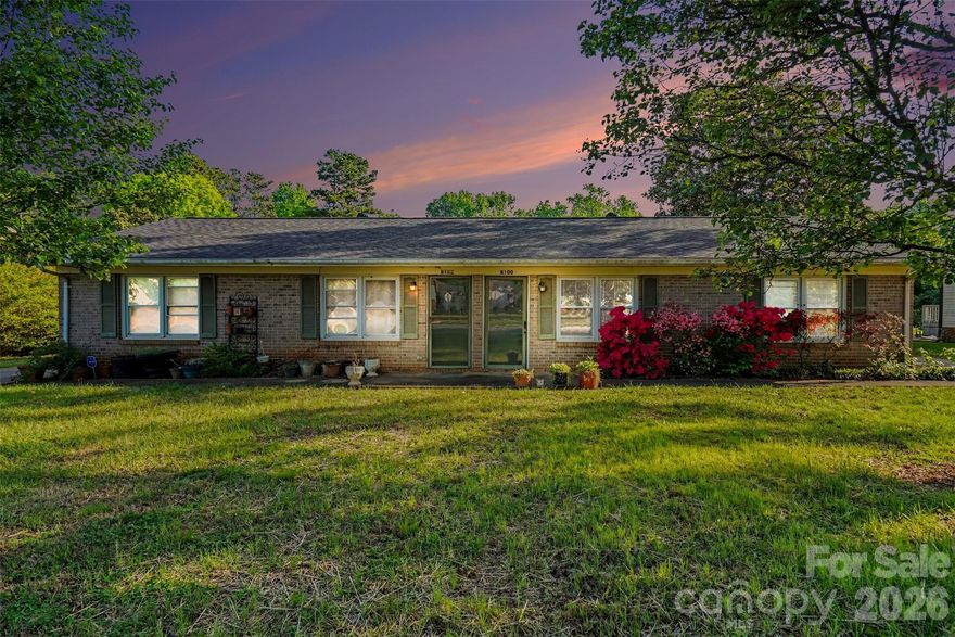 Spacious full duplex in Oakdale featuring two mirrored 2-bedroom, 1.5-bath all-electric units, a fantastic opportunity for investors! The two units offer mirrored floor plans, providing a similar layout with a reversed design. Both offer a large kitchen equipped with a refrigerator, range, and dishwasher, along with abundant cabinet storage and generous countertop space. Outside, features a convenient one-car carport per unit, and a spacious shared yard, perfect for relaxing or outdoor activities. Conveniently located with quick access to I-485 and just minutes from Uptown, this property combines comfort, convenience, and strong income potential. Schedule a showing today!