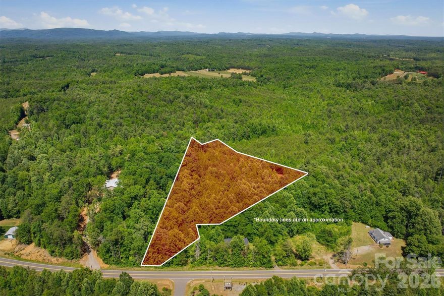 Beautiful and private 4-acre wooded tract near Lake James in the foothills of Western North Carolina. This residentially zoned (R-1) property in Burke County offers a peaceful setting with a cleared area that would make an ideal homesite surrounded by nature. Accessed from Highway 126 by a 24-foot deeded right-of-way, the property provides both convenience and seclusion. Well and septic will be needed. Scenic overlay and small corner is located in Conservation district.  A wonderful opportunity to build your mountain getaway or full-time residence near Lake James recreation, hiking, and outdoor activities.