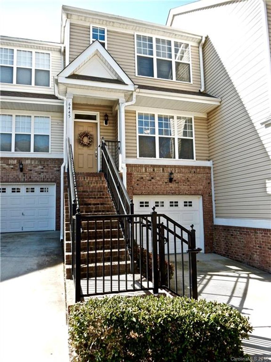 Beautiful 3 level townhome located in highly sought after Highland Creek! Wonderfully equipped kitchen w/laminate countertops & window views. Balcony off dining area; fireplace in living room; large lower level for multiple uses, includes patio access. Neutral carpet & colors throughout. Several recreational areas in the community. Conveniently located to Concord Mills shopping & restaurants.