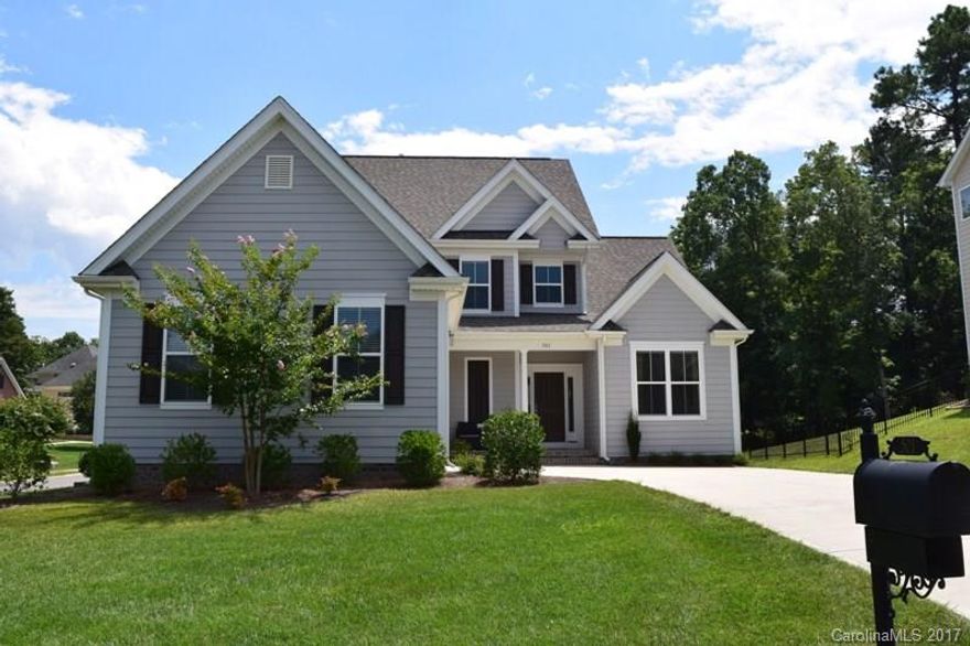 Fall in love w/ this golf course community home located minutes from the Riverwalk! Covered porch ideal for rocking chairs & wide 2 story foyer entry. Beautful home is situated on under a 1/2 acre & has great curb appeal. Lovely hardwoods thru-out main living areas, open floorplan, great flow. Granite kitchen offers gas cooktop & stainlsappls. Main level master suite w/ sitting area & spa like bath.2BR/BA, bonus/4th BR on 2nd level. Side load garage,green grass, great deck to enjoy the outdoors!