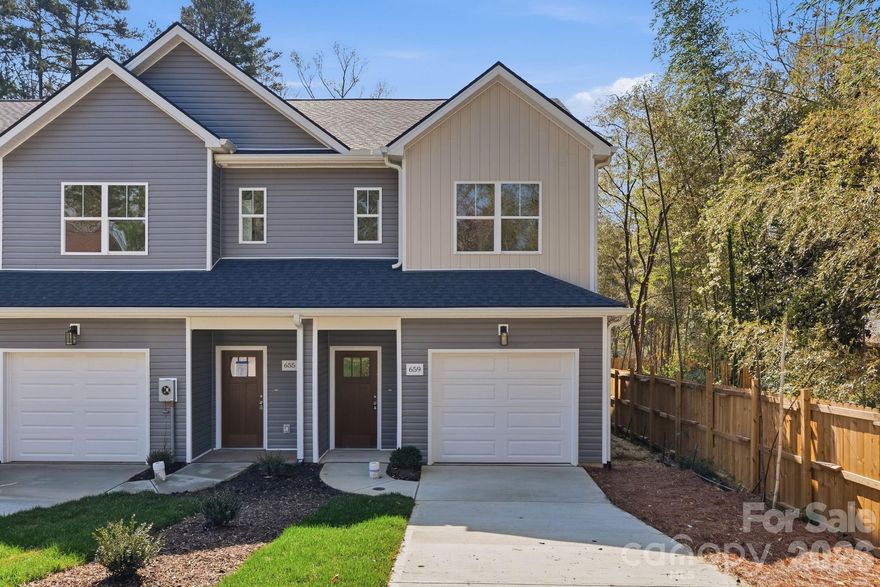 AVAILABLE NOW! Rare opportunity to own a brand-new end-unit townhome with NO HOA, a private driveway, and the LARGEST YARD IN THE TOWNHOME CLUSTER. The additional land with this unit offers potential flexibility for future expansion—such as expanded outdoor living space or an Accessory Dwelling Unit (ADU) (buyer to verify)—a feature rarely found in townhome properties.

This thoughtfully designed 3-bedroom, 2.5-bath home offers 1,305 square feet of modern living space, with a fully finished one-car garage, gutters, and drainage system.

Inside, the home features durable LVP flooring throughout (NO CARPET), Level 3 quartz countertops, custom lighting and fixtures, and a bright open layout designed for comfortable everyday living and entertaining. The kitchen includes a full stainless steel appliance package (including refrigerator and microwave), spacious pantry, crisp subway tile backsplash, abundant cabinetry, and a large island ideal for cooking and entertaining.

Upstairs you'll find three spacious bedrooms, including a comfortable primary suite, along with well-appointed bathrooms featuring upgraded vanities and modern finishes.

A preferred lender program is available for qualified primary-residence buyers, offering NO PMI and up to $10,000 IN BUYER ASSISTANCE that may be applied toward closing costs, a rate buy-down, or down payment.

This property is ideal for first-time buyers, house hackers, or investors.

Investors may also inquire about the opportunity to purchase all three townhome units together.