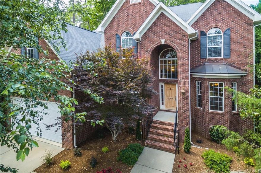 Immaculate home w/ amazing views of Lake Wylie! Cul-de-sac, wooded & over 1/2 acre! This dream home has all the extras: corian counters, tile backsplash, 2 story great room, office w/ french doors, lots of molding, lg master on main, huge bonus/loft, speakers throughout entire home, custom closets in all brs, huge walkout attic space, deck, OVERSIZED garage w/oversized door will hold 22'+ boat