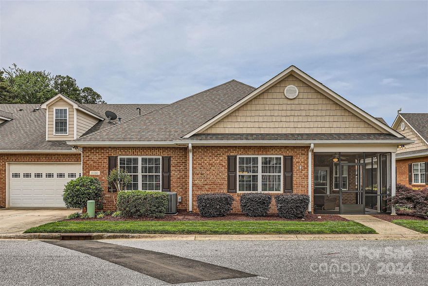 Enjoy this sunlight and inviting 55+ Community Townhome with an open floor plan featuring vaulted ceiling great room with fireplace. Split bedroom design with 2 bedrooms & 2 full bathrooms. Spacious primary bedroom/ensuite with zero entry shower, dual vanity, linen closet, and walk-in closet. Kitchen boasts stainless steel refrigerator, dishwasher, wall oven, drawer microwave, and gas cooktop appliances. Granite countertops & plenty of cabinet/counter space with under cabinet lights & pantry. Additional flex room for office/sunroom with plenty of windows and a door onto your screened-in porch. Lots of storage space including a large floored unfinished walk-in attic upstairs, attached 2-car garage, laundry room with cabinets, washer & dryer convey. Tankless water heater.
Amenities include clubhouse, fitness center, saltwater pool, pickleball court. Low maintenance living with landscaping and exterior maintenance provided. Near parks, LKN boat ramp, shopping & dining options.