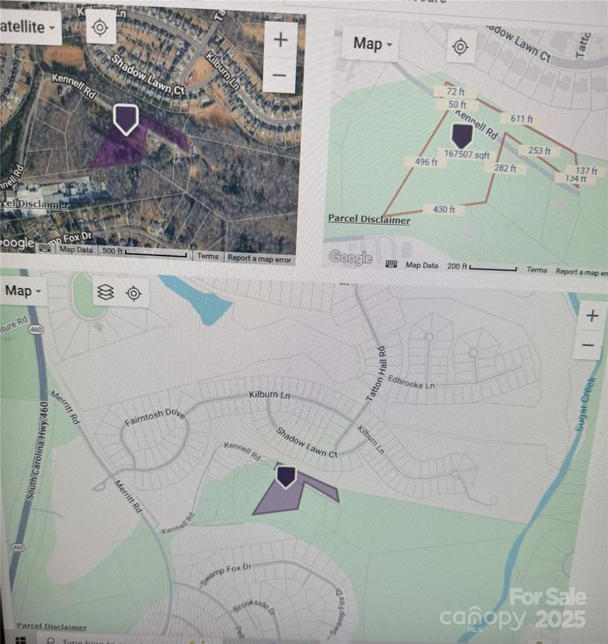 Discover 4.1 acres of prime land in the highly desirable Fort Mill area—the perfect canvas for your custom home or barndominium. Enjoy the benefits of water and sewer availability, making the building process smoother and more cost-effective.

Ideally located with convenient access to I-77, this property offers easy commuting while maintaining a peaceful setting away from the hustle and bustle of city life. You'll be just minutes from popular restaurants and shopping centers, making errands and dining out a breeze. For weekend adventures, the Anne Springs Close Greenway and Carowinds amusement park are a short drive away, offering plenty of options for outdoor fun and family entertainment.

Whether you envision a sprawling estate, a modern farmhouse, or a versatile barndominium, this generous 4.1-acre parcel provides the space and setting to bring your dream to life in one of the region's most sought-after locations.