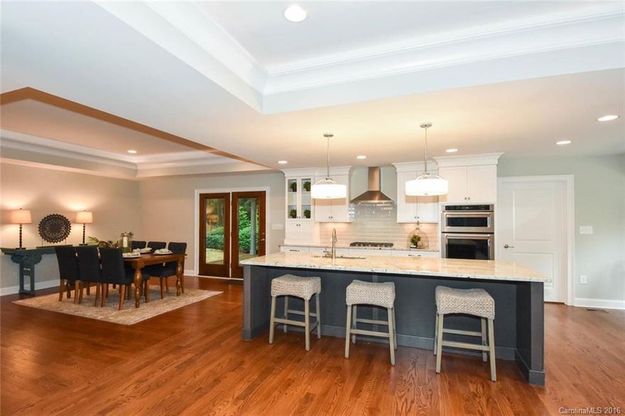 Re-Imagined Open Concept Home. 10' Foyer Ceiling/8' Entry Door. Tray Ceilings- GR, DR, Study, MBR. Huge Kitchen Island. Convection Oven & Microwave. 5 Burner Gas Cooktop & Chimney Hood. Custom Cabinets. Granite Counters. Drop Zone. Large Laundry. Limestone Tile Baths. Master Rain Shower. MBR Tray Ceiling. New Hardwood Floors, Int Trim, Solid Core Doors.  New Electrical Panel, Devices & Lighting. Upgraded HVAC. Architectural Roof. Park Like Cul-De-Sac Home Site.