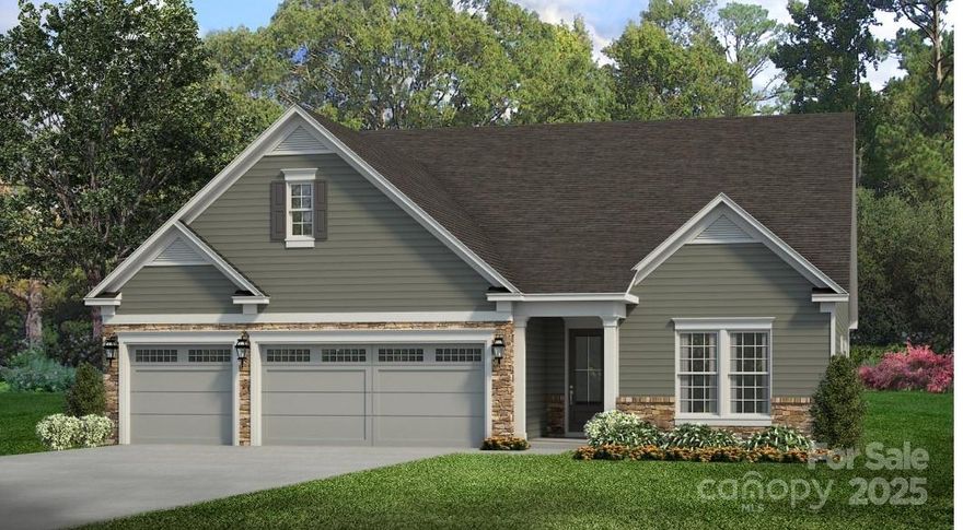 ***NEW CONSTRUCTION*** Model photos used for reference. This Mulberry floorplan has 3-bedroom, 3-bathroom, Study, 3-Car Garage, is situated on a lot with no homes behind it.  The foyer enhanced with tray ceilings leads to a private study with glass French doors. The great room connects to a large screened-in porch with an extended patio, creating a seamless indoor-outdoor living space. There is also a dedicated dining or flex space for gatherings. The kitchen includes dual pantry closets, a gas cooktop, built-in microwave, and quartz countertops. The primary suite has a tray ceiling and an en suite bath with double sinks and a frameless shower door. All bathrooms feature tiled walls. Ceiling fans are installed in all bedrooms, the study, great room, and screened porch. A built-in Taexx pest control system is included, and the 3-car garage features a four-foot extension and attic storage.