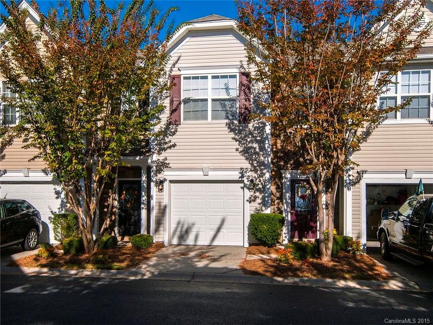 Stunning townhome! This move in ready home is spotless. Prepare meals in the updated kitchen,  that features stainless appliances, granite counter tops and a huge breakfast bar. The wood floors on the first floor are near perfect! Outside,  the patio is enclosed and backs up to trees for added privacy. Two large master bedrooms upstairs with full baths. Plenty of closet space in this home and a great location in Fort Mill. Close to shopping, dining and I77. Great Fort Mill schools and low taxes!