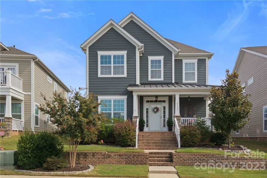 Welcome to the Highly Desirable Tega Cay! You Will Love This Immaculate 5 Bedroom Home With 2 Owner Suites! Property Features An Office With French Doors, Wood Floors & Crown Molding. The Chef's Kitchen Has White Cabinets, Soft Close Doors, Granite Countertops, Breakfast Island, Gas Range & SS Appliances. Family Room Has A Cozy Fireplace, Wood Floors & Is Open To Dining & Kitchen. Owners Suite Is Upgraded With Wood Floors, Tray Ceilings, A Luxury Spa Shower, Granite Top Vanity, Dual Sinks & Custom WIC. Powder Room & Laundry Round Out The 1st Floor. Upstairs is A Large Loft, A Spacious Hall Bath & 4 Additional Bedrooms. One Bedroom Is A 2nd Owners Suite With WIC, Granite Top Vanity, Dual Sinks, Tile Shower, Garden Tub & Tile Floors. Oversized 2 Car Garage. Relax On The Back Patio & Enjoy the Lush Landscaping & Fenced Backyard. Short Walk To Neighborhood Pool, Fire Pit & Playground. Award Winning Schools. Low SC Taxes. Minutes to Shopping, Restaurants & I-77.