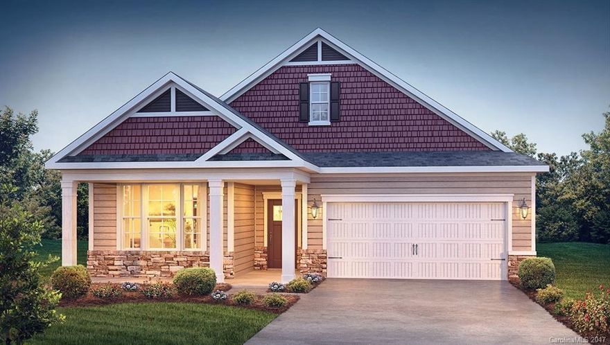 Light an bright ranch home has a  giant loft on the 2nd floor with a tons of storage. Features stone-accent & Hardie Plank siding, open floor plan, hardwoods,  open Kitchen with island, S/S appliance, granite countertops in kitchen and baths, family room w/gas fireplace. Large master shower and dual walk-in closets, Guest room and a study on main with double crown molding throughout the house. Large covered back porch! Near pickle ball courts. Easy access to Lake front and close to shopping...