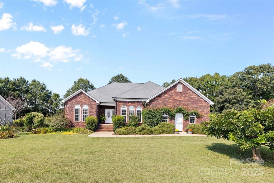 Beautiful well maintained full Brick ranch! Gardeners Paradise! Ornamental trees, flowers, shrubs, and raised bed gardens in the back yard. Come home and enjoy your completely fenced property and private backyard oasis just minutes from town. Spacious kitchen with stainless steel appliances and living area with connected second living area studio apartment with full kitchen and separate entrance.Newer HVAC and water heater. Three spacious storage sheds, one of the sheds is 10 x 20 with two lofts a workbench and fully wired.Enough room to store all of your tools and toys. Don’t miss your chance to own a slice of paradise!