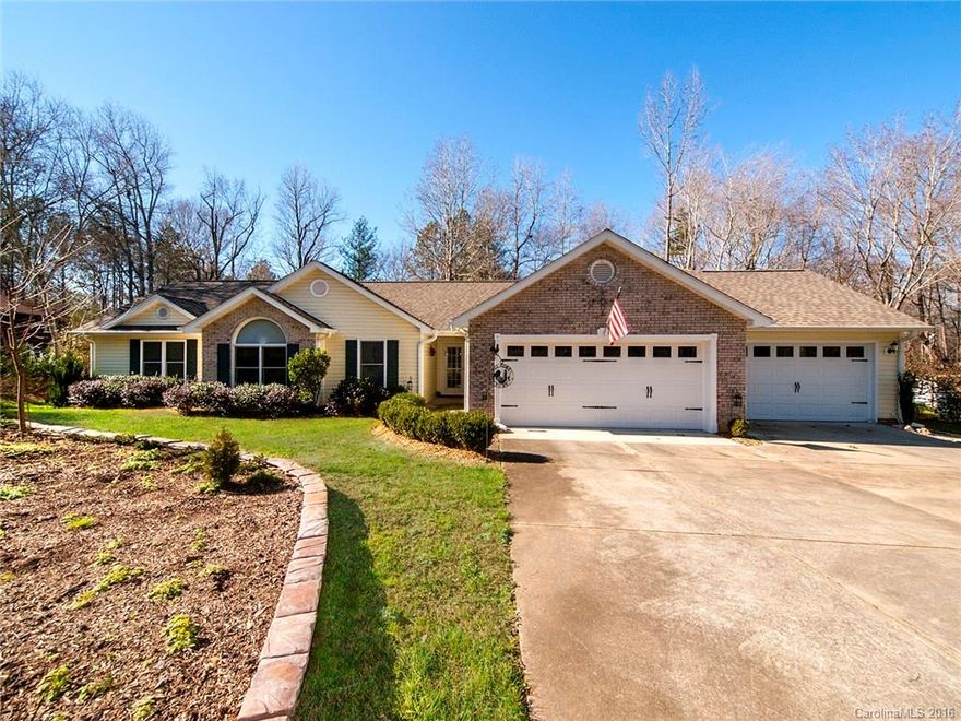 House opens into a Formal Dining Room or Living Room, with a gas Log Fireplace and hard wood floors.  Kitchen w/ Breakfast Area, granite and gas range.  Large pantry and laundry room off the kitchen.  3 bedrooms. 3 bathrooms.  The master bedroom has its own en suite. Office is being used as a sunroom/den.  2 Skylights.  Water filtration/softening system.  The yard is spacious and includes a patio with covered pergola.   All window treatments remain.  Roof was replaced in 2011.