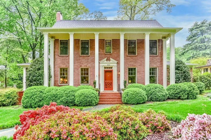 Classic 1940's home with high ceilings, central hall, and sitting on a GORGEOUS lot in Historic Dilworth! Home has five potential bedrooms, but the downstairs guest suite has always been used as a den. Kitchen and Master bath renovated by Don Duffy approx. Sunroom is used as an office. Great storage.Gorgeous gardens with mature landscaping, detached garage, two screened porches, a storage room off the garage, and an AMAZING fully paneled walk up attic! additional 121sf office has AC, not heat.