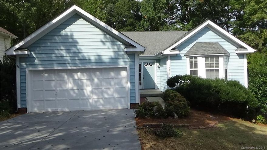 RANCH WITH BASEMENT NEAR BALLANTYNE!  This rare Ranch home with Finished Basement has 3 bedrooms and 2 baths.  Open floor plan has Great Room, Dining area and Eat-in Kitchen.  Dining leads out to a huge Deck overlooking fenced backyard.  Master has tray ceiling, walk-in closed, dual vanities and separate shower and tub!  Large finished basement walks out to patio!  AVAILABLE NOW!