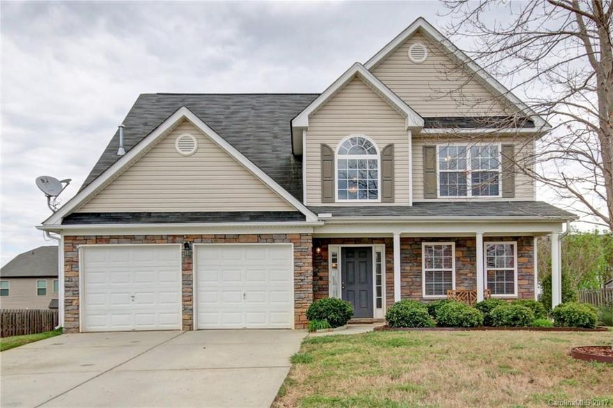 Welcome home to this desirable Mooresville location in Curtis Pond! This well-maintained home has easy access to neighborhood entrance. This 4-bedroom, 2.5 bathroom home has a beautiful formal dining room, laundry room, kitchen with bar and spacious living room. All bedrooms upstairs. Large master suite with walk-in closet and full bathroom including garden tub. 16x12 storage building in the back yard. Patio with afternoon shade is great for entertaining. Homes in this area are selling fast!