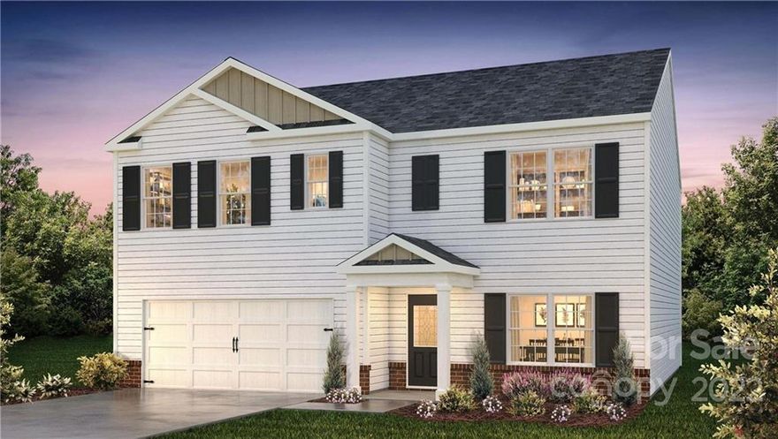 Awesome Hayden plan in Boone's Village. Open plan with Study and full bath on main floor. Large flex room to use for Living Room, Formal Dining Room, music room or office. All that plus large kitchen island with room for bar stools Walk in pantry and large area for dining. Cane Sugar cabinets in kitchen and bathrooms. Central location stairs have a charming overlook. Upstairs laundry room, primary bedroom with large 5' shower and 2 closets. Open loft surrounded by 3 additional bedrooms and hall bath with double sinks and separate tub/shower and toilet area. Great plan in a beautiful new community. One-year builder & 10-year structural warranty included. Also includes Smart Home technology package! Equipped with technology that includes the following: a Z-Wave programmable thermostat, a Z-Wave door lock, a Z-Wave wireless switch, a touchscreen Smart Home control panel, an automation platform from Alarm.com; a SkyBell video doorbell; and an Amazon Echo Dot and Show 5