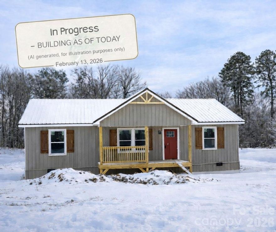 This new construction, three-bedroom, two-bath home features an open-concept layout with a split-bedroom plan, built by a premier local home builder. Currently under construction, the home is scheduled to be move-in ready around March 11th.

Highlights include a spacious laundry room, a primary suite with en suite bath and walk-in closet —ideal for relaxing or entertaining.  

A beautiful blend of quality craftsmanship and modern design you won’t want to miss.