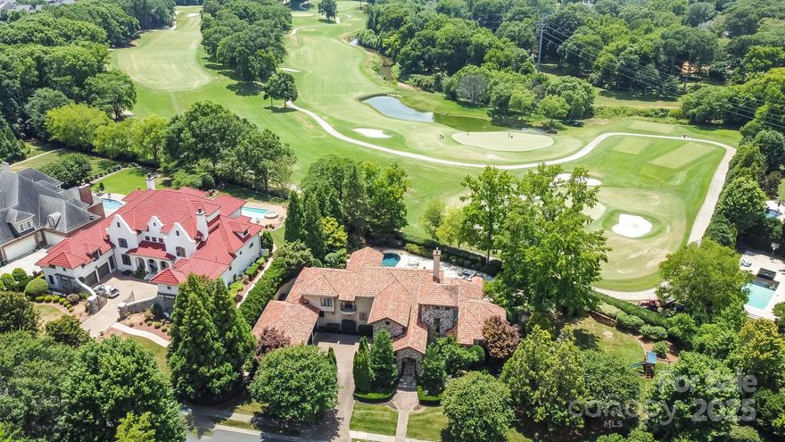 Stunning Custom Home overlooking 8th Green on Prestigious Carmel Country Club! Amazing & Peaceful Outdoor Living w/Saltwater Pool, Tanning Ledge & Heated Spa, Travertine Patio, Shaded Sitting Area, Covered Terrace, Grill, Putting Green & Private Yard.  Brazilian Hardwoods, Mahogany Entrance Doors, Wrought-Iron Rails, Courtyard Fountain, 5 Piece Moldings, Tile Roof, Eudy's Cabinets, Dual Staircases. Owners Retreat on main w/private entry, Bay Window, Tray Ceiling, Heated Travertine Floors in Bath, Walk-Thru shower, Jacuzzi Tub & Dual Vanities. So many fabulous entertaining areas - Kitchen w/Granite, Viking Gas Stove/Dual Ovens, Thermador Fridge, (2) Bosch Dishwashers, Ice Maker, Wet Bar, Wine Fridge, Bar Counter all open to Family Room adjoining Terrace Patio! Separate Full Bath Entrance from Pool area! Secondary BR all with en-suite baths + 1st Floor Office. Updates include (2) Water Heaters & HVAC systems 2021. All this in top Prov HS zone