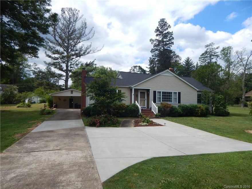 Fantastic home in Fewell Estates with tons of charm. Hardwood floors, two fireplaces, carport and storage building. Located directly across the street from Fewell Park.