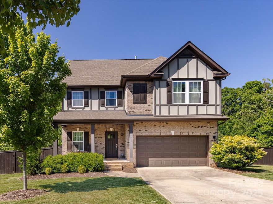 Welcome to this beautifully maintained 3-bedroom, 2.5-bath single-family home offering over 2,000 square feet of comfortable living space. Built in 2016, this home blends modern features with timeless charm. Step onto the inviting covered front porch—perfect for morning coffee or winding down at sunset—and head inside to discover a bright, open layout ideal for both everyday living and entertaining. The kitchen is a chef’s dream, featuring gleaming granite countertops, stainless steel appliances, and plenty of cabinet space. Just off the kitchen, the back deck offers a great spot for grilling or enjoying a quiet evening under the stars. Upstairs, a spacious loft provides the perfect flex space for a home office, or a games & media area. All three bedrooms are generously sized, including a primary suite with a private bath. A 2-car attached garage adds convenience and extra storage. This one checks all the boxes—modern, functional, and move-in ready!
