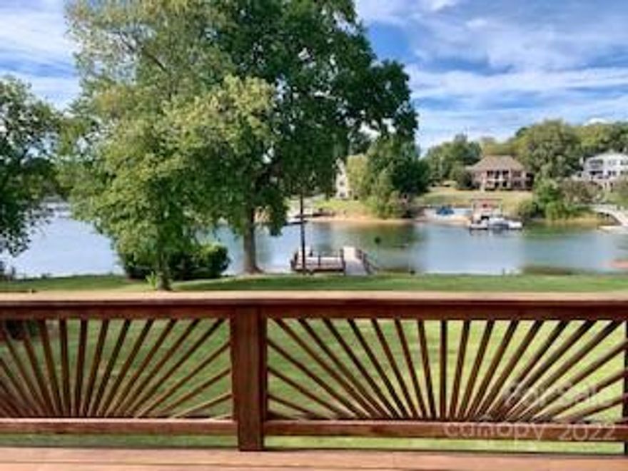 This custom built Brick Ranch with full Basement is on a beautiful gently sloping .67 Acre lot and has approximately 137' of shoreline featuring a Floating Dock/Pier that was installed in 2019.  Prime Cornelius location in Biscayne Park surrounded with luxury waterfront homes. Easy access to the main channel and easy access to  I-77, dining, entertainment, shopping and medical facilities.  This home is in excellent condition and has good bones but needs some cosmetic updating.  The full basement is partially finished and has a Rec Room with bar and fireplace, laundry room and 1/2 bath.  The unfinished area has a shop area and an overhead garage door.  Some updates include Anderson Windows, Gutters, Kitchen Cabinets, Stainless Steel Appliances, Concrete Driveway, Water Softener and Filter, Well Pump (last year), Whole Yard Irrigation, Expansive sundeck, Wiring was updated about 6 years ago (new wiring an panel box).    No Showings until October 4th.