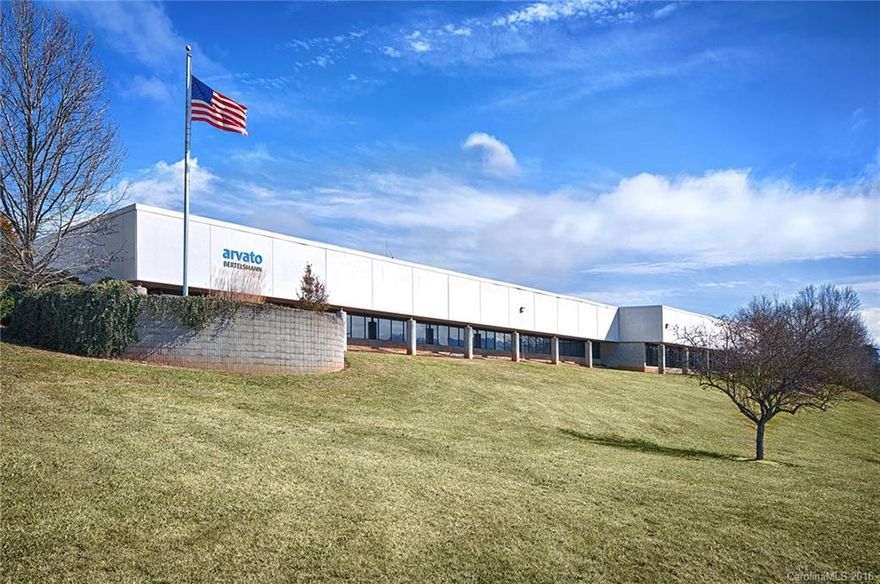Prime industrial/distribution facility on 33.5 acs. Approx 85,000 sf of high quality office area, 217,000 sf of production facilities and 115,000 sf of warehouse with high-bay storage (34'). 100% air conditioned and sprinkled. Separate 3,200 sf data center bldg. Class 1000 clean room, segregated process and chiller water systems. 17 loading docks and 2 drive-in doors. Excellent redevelopment potential.  Includes addl. PINS