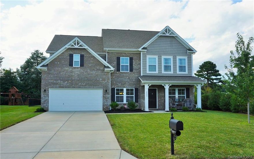 This Beautiful 4 BR Home Is On A Fully Landscaped Corner Lot. Open Floor Plan Allows For Entertaining. Formal Dining RM + Massive Granite Kitchen w/Upgraded S/S Appliances, Granite Island, Walk-In Pantry + Breakfast Area. French Door Office & Study Room On Main Floor Gives This Home Endless Options. Huge Master Suite w/Luxury Dual Vanities & 2-Walk-In Closets. Large Upper Loft. Fenced Yard w/Full Irrigation Lends Itself For A Carefree Outdoor Experience. Garbage P/U Included. Community Has Pool.