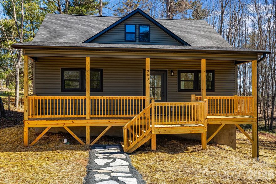 New Construction! Convenient Alexander location less than 20 minutes to Asheville and 15 minutes to Weaverville. Featuring a private driveway, granite countertops, oversized windows, full covered front porch, and laminate floors throughout. Must see home with very efficient floorplan. Newly recorded survey on file. Taxes TBD.