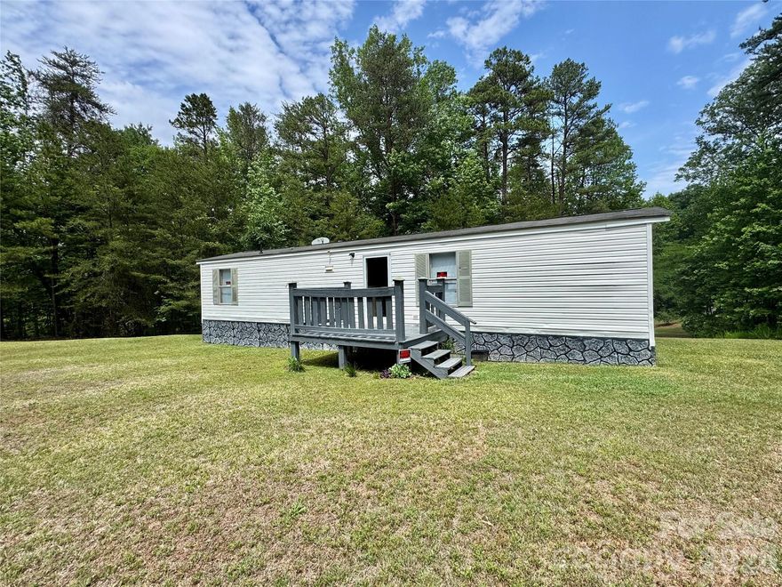Attention investors! This 2-bedroom, 1-bath home offers a convenient location just 2.5 miles from Hwy 16 and approximately 16.5 miles from Charlotte. Property is currently tenant-occupied and is rented for $750/month on a month-to-month lease agreement. Shared well agreement is included in the attachments and will be recorded at closing. Seller is unsure whether the title has been retired. Use caution on the front porch, as several boards need replacement. Storage building does not convey; however, tenants are willing to sell it separately to the buyer.  Two hour lead time requested for showings.