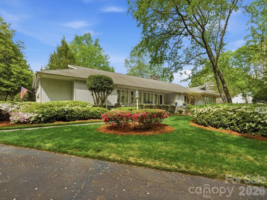 Welcome to 3713 Eaglebrook Drive in Gastonia, NC—an exceptional custom home offering over 4,200 square feet of thoughtfully designed living space, perfectly situated on a stunning 1.41-acre golf course lot.
This spacious residence features 4 bedrooms and 3 full bathrooms, all primarily on one level, with an additional loft space that provides flexibility for a home office or flex space. From the moment you enter, you’ll be captivated by the abundance of natural light pouring through dramatic floor-to-ceiling windows, seamlessly blending indoor and outdoor living while showcasing breathtaking views of the lush landscape and manicured golf course.
The open and airy layout is ideal for both everyday living and entertaining, with expansive living areas and a seamless flow throughout the home. A standout feature is the large sunroom, offering panoramic views of the beautifully maintained lawn and fairways—perfect for relaxing mornings, evening gatherings, or simply enjoying the peaceful surroundings year-round.
Set on over an acre of land, the property provides privacy, space, and scenic beauty rarely found in golf course communities. Whether you’re hosting guests or enjoying quiet moments at home, this property delivers a unique combination of comfort, elegance, and natural charm.
Don’t miss this rare opportunity to own a one-of-a-kind home in a premier Gastonia location with unmatched views and exceptional space.