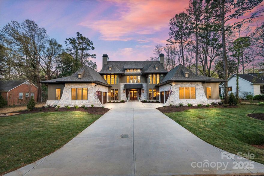 Explore Maverick Building's latest custom Cotswold estate, featuring a striking Cape Dutch Revival Frusterio Design that prioritizes indoor-outdoor living and entertainment. Positioned on one of Cotswold's prime lots, this residence offers distinctive elements such as custom pool, a 60-inch Wolf range, a rare four-car garage, a full scullery, work from home spaces, and a tranquil primary-down suite with his and hers heated towel racks and a spa-like bath. Step outside to discover a private oasis complete with a pool and hot tub - perfect for open-air dining and relaxation. With its prime location close to amenities and top-rated schools, this is more than a home, it's a lifestyle.