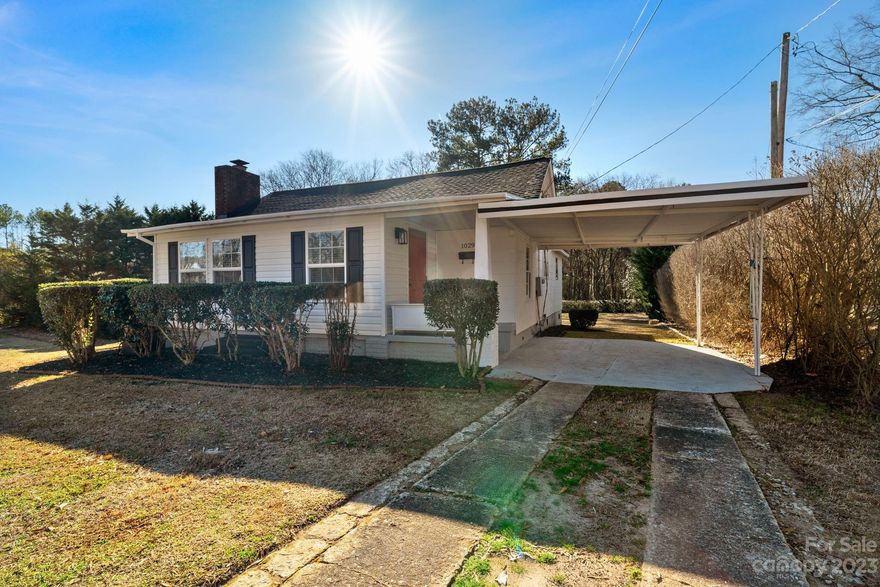 Why rent when you can own! Discover this charming 3-bedroom, 1-bathroom home situated on a 2-acre level lot! Some features include a brick wood burning fireplace that adds character to the inviting living space, luxury vinyl plank flooring in the main living areas, updated bathroom and an attached carport. The huge eat-in kitchen with ample cabinet space lets you enjoy morning coffee while overlooking the backyard. Outside, the vast 2-acre lot offers endless possibilities – create your dream outdoor oasis with a garden, play area, or pool. Conveniently located, you'll have easy access to amenities and shopping centers while enjoying the tranquility of suburban living. Don't miss this sweet bungalow with excellent potential, whether you're downsizing, a first time homebuyer or seeking a promising investment.  Schedule a showing today and embrace the charm and potential of this fantastic property!