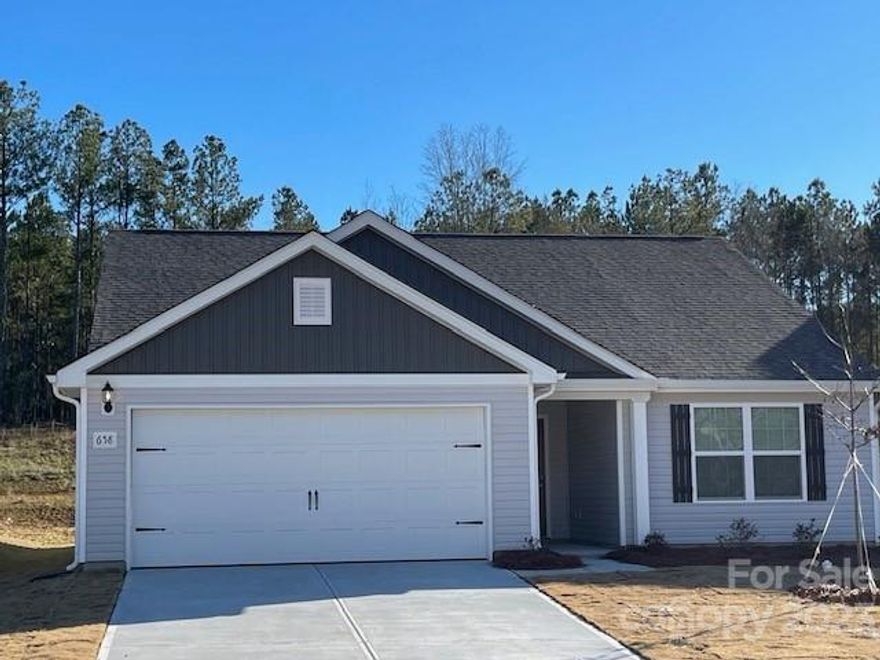 Move-in ready home with easy one level living!  Relax in the open floor plan with plenty of room for friends and family in the living room that is open to the dining room and kitchen.  Your new home is complete with granite counters, Whirlpool stainless steel appliances which includes refrigerator, dishwasher, oven and microwave.  Spacious bedrooms with a private owners suite with a private bath and large walk-in closet. Enjoy our neighborhood park and dog park.