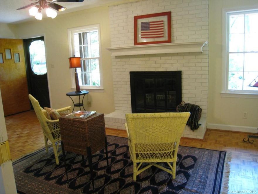 Wonderful charmer in walk-able Davidson! Sweet updated ranch on peaceful street. All new baths & renovated kitchen. Lots of light & privacy. Just .4 mi from downtown dining, coffee, shopping and fun. Nestled on one of the prettiest lots around. Nearly ½-acre of rhododendrons, azaleas, dogwoods, maples and huge hardwoods. 2 outbuildings. Bamboo meditation garden. 3 new garage doors. Fully fenced. Termite bond. Attic fan. Big deck. Sold AS IS. Come live in the lovely college town everyone loves.